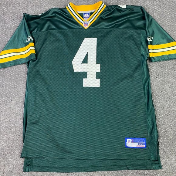 Brett Favre Football Jersey Reebok Equipment Green Bay Packers Men's 2XL - Picture 5 of 16